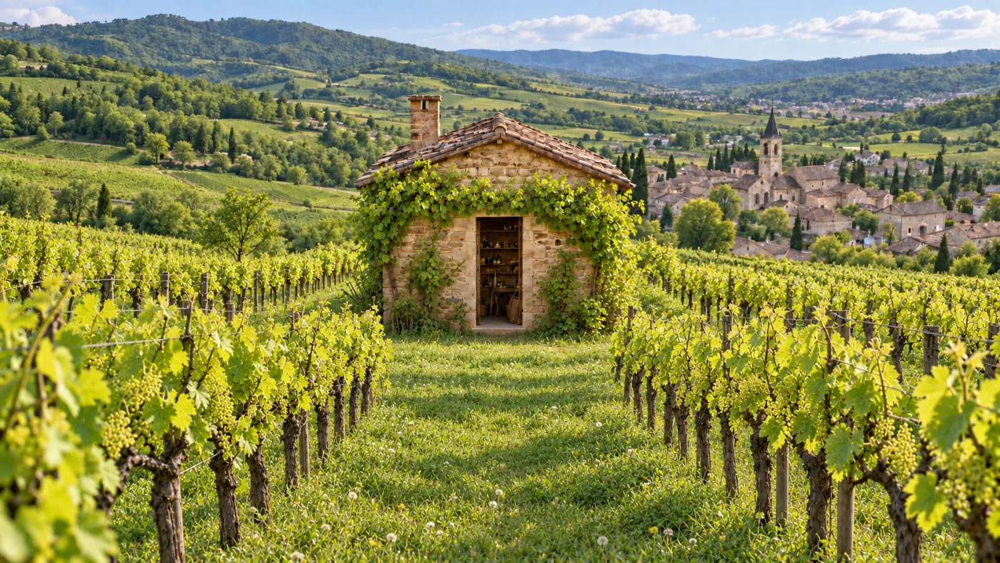 Une vigne en fleur